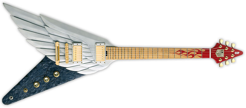 Illustration for article titled The $22k Official Monster Hunter Guitar Looks Genuinely Dangerous